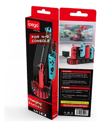 Base De Carga Ipega Pg-sw071 Para Joy-con Nintendo Switch
