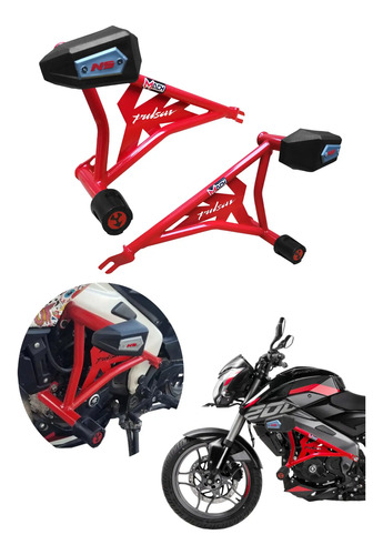 Defensa Tipo Jaula Para Motocicleta Bajaj Pulsar As 200