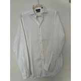 Camisa Calvin Klein Blanca Slim Fit Talle 15