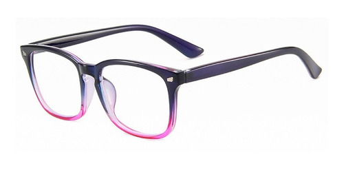 Marco Lentes Ópticos Thin Jack Bicolor Black Violet Fuchsia