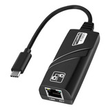 Adaptador Ethernet Usb 3.0 A Computadora Gigabit Tipo C A Rj