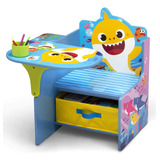 Escritorio Pupitre De Madera Infantil Baby Shark