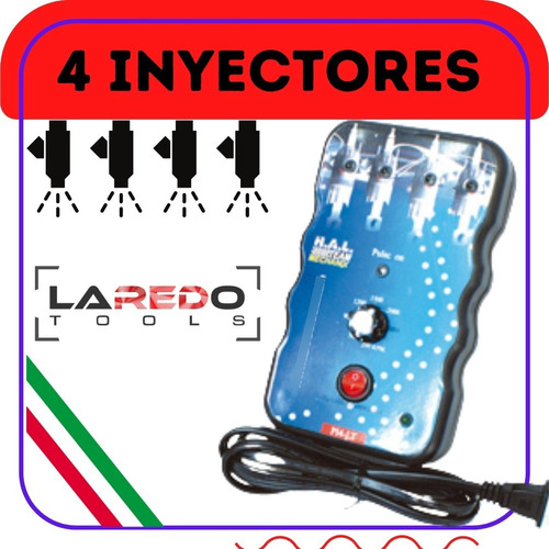 Pulsador De 4 Injectores Profecional Rpm Ajustables