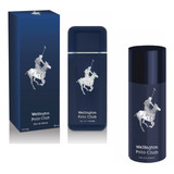 Combo Wellington Polo Azul (edp X 90 Ml + Deo X 150 Ml)