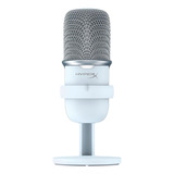 Microfono Hyperx Solocast Para Pc, Podcast Usb - Blanco