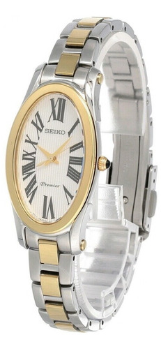 Reloj Seiko Premier Mujer Acero Con Dorado 100mts Sxgn64