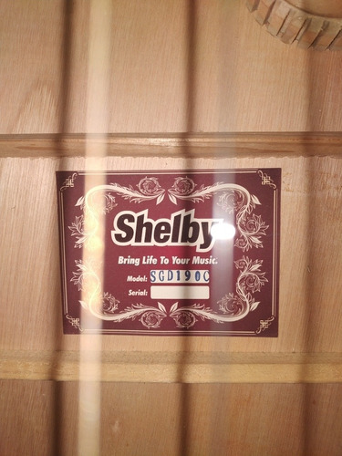 Violão Shelby Elétrico  Aço Folk - Sgd 190 C