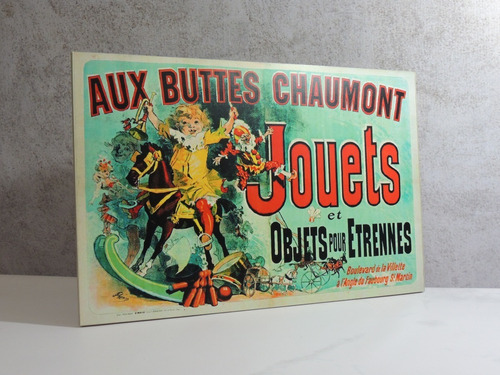 Cuadros Bastidor Aux Buttes Chaumont Jouets Poster - 19x25