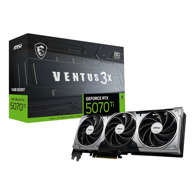 Msi Nvidia Rtx 5070 Ti 16 G Ventus 3x Oc 16 Gb Gddr7 | Meses sin interés