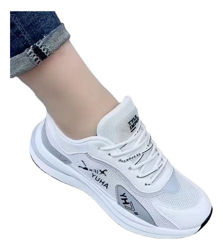 Tenis Aire Mesh 000 For Correr Originales Blancos W