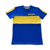 Remera Retro De Niño Boca Juniors Oficial 