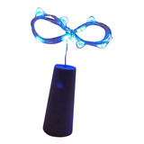 Aa Botellas De Vino Luces De Corcho 20led - Azul - 2m