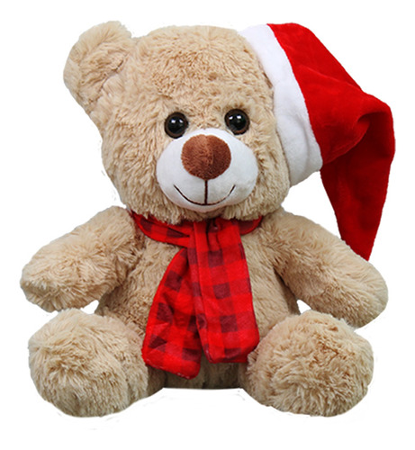 Oso Osito De Peluche Teo Navideño Premium Suave Pelucheria