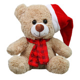 Oso Osito De Peluche Teo Navideño Premium Suave Pelucheria