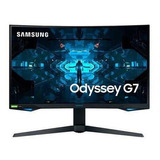 Monitor Gamer Samsung Odyssey G7 27  240hz Somente Retirada