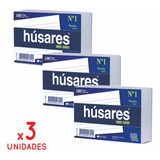 3 Pack Ficha Rayada Nº1 76x127mm 100hjs Papel Para Fichero