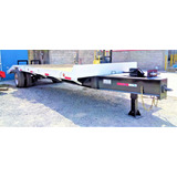 Remolque Lowboy Un Eje Para Maquinaria Pesada Cama Baja