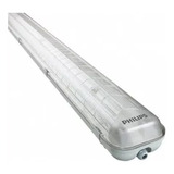 Plafon Estanco Led De 1,20 Mts + 2 Tubos Ecofit Philips 