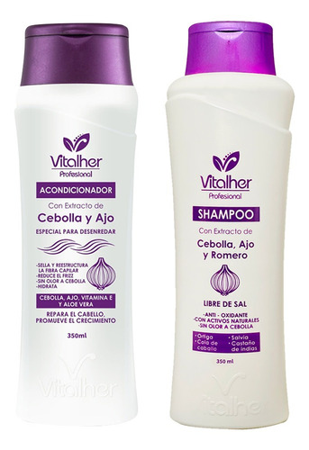 Vitalher Shampoo Acondicionador Cebolla - g a $114