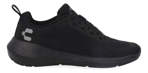 Tenis Urbano Charly Color Negro Suela Alta Para Hombre