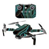 Skin De Vinilo Para Drone Dji Mini 2 - Blue Canyon