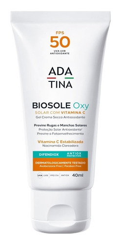 Biosole Oxy Fps 50 Protetor Solar Clareador De Melasma 