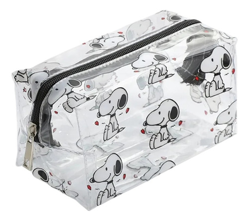 Estuche Cosmetiquero Plástico Snoopy Peanuts Importado