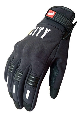 Guantes City Moto Softshell Termico Tactil Resiste Agua Top
