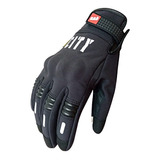 Guantes City Moto Softshell Termico Tactil Resiste Agua Top