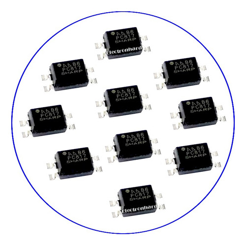 Set X 10 Pc817 Pc 817 Montaje Superficial ( Smd ) El817 817