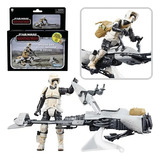 Speeder Bike Con Biker Scout Y Grogu Star Wars Vintage Col