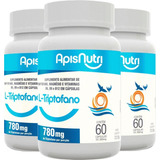 Kit 3x L-triptofano + Magnésio + Vitamina B12 - 180 Cápsulas