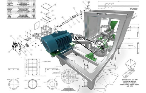 Cadista  Freelance Planos Técnicos Mecánico 2d 3d