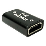 Emenda Hdmi 2.1 Adaptador 8k60hz Hdr Extensor Fêmea