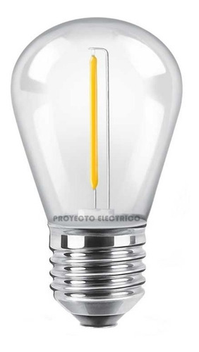 Pack X20 Lampara Led Mini Edison Gota Vintage 1w E27 Calida