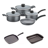 Set Combo Juego Cocina Tramontina Teflon Antiadherente 9 Pz.