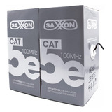 Cable Utp Cca Cat5e Negro Exterior 305m 4 Pares Doble Forro