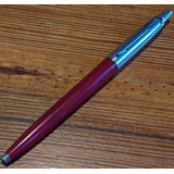Parker Jotter Made In Usa Rojo Acero Tinta Azul Bolígrafo 