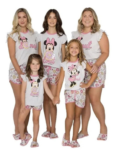 Camisola Adulto Feminina Disney Minnie Coração 