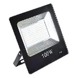 Foco Reflector Led 100 Watts Ip66 Color De La Carcasa Negro