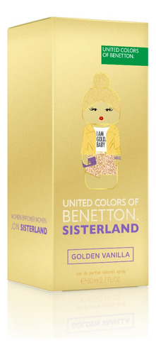 Perfume Benetton Sisterland Golden Vanilla Edp 80ml Mujer