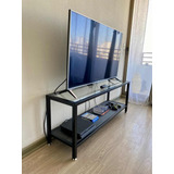 Rack Tv Vidrio Madera Black