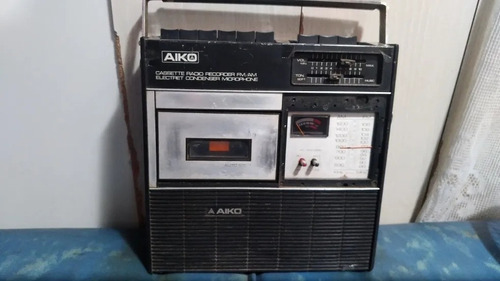 Rádio Cassete Gravador Aiko 2 Faixas Portátil