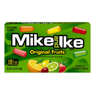 Mike And Ike Original Fruits Candy, 4.25 Oz Box