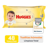 Huggies Triple Proteccion Oleo Calcareo Toallas Húmedas 48 U