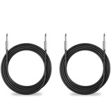 Cables Para Parlante 1/4  A 1/4  Dekomusic De 50 Pies 2-p...