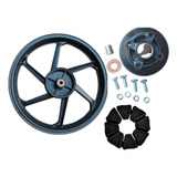 Roda Traseira 6 Palitos Titan 150 2013 Ex Rolamentos Flange