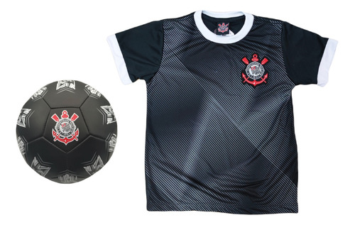 Kit Camisa Corinthians Infantil Oficial + Bola Corinthians