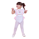 Romper Body Fantasia Infantil Coelhinho Páscoa Roupa Coelho 