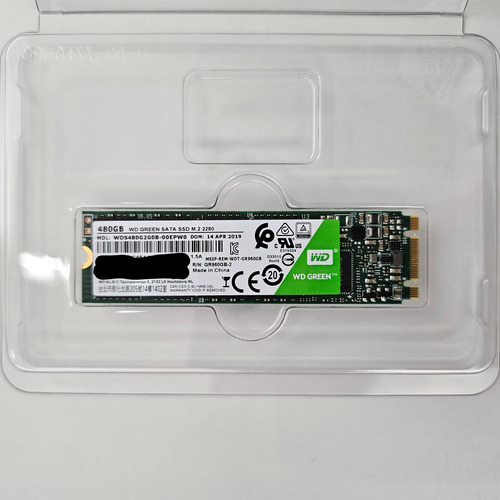 Ssd Wd Green Sata M.2 2280 480gb